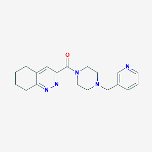 [4-(Pyridin-3-ylmethyl)piperazin-1-yl]-(5,6,7,8-tetrahydrocinnolin-3-yl)methanone