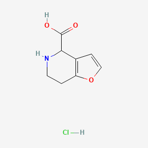 4H,5H,6H,7H-furo[3,2-c]pyridine-4-carboxylic acid hydrochloride