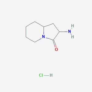 2-Amino-octahydroindolizin-3-one hydrochloride