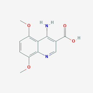 4-Amino-5,8-dimethoxyquinoline-3-carboxylic acid