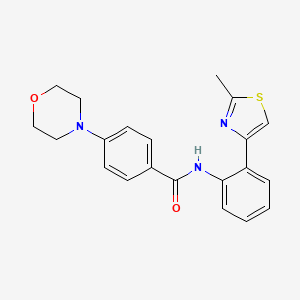 N-(2-(2-methylthiazol-4-yl)phenyl)-4-morpholinobenzamide