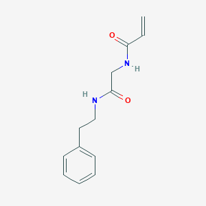 molecular formula C13H16N2O2 B2430115 N-[2-Oxo-2-(2-phenylethylamino)ethyl]prop-2-enamide CAS No. 2411310-66-0