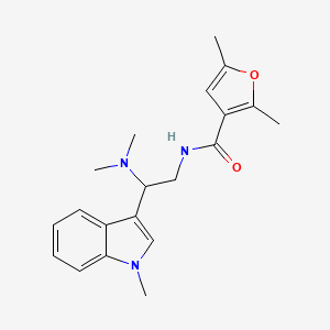 N-(2-(dimethylamino)-2-(1-methyl-1H-indol-3-yl)ethyl)-2,5-dimethylfuran-3-carboxamide