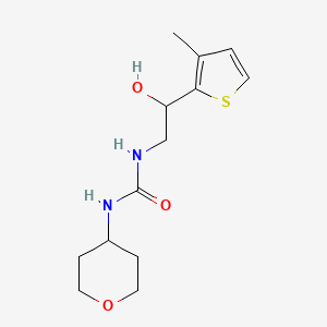 1-(2-hydroxy-2-(3-methylthiophen-2-yl)ethyl)-3-(tetrahydro-2H-pyran-4-yl)urea