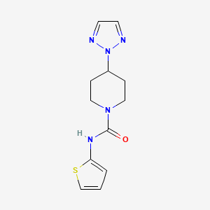 N-(thiophen-2-yl)-4-(2H-1,2,3-triazol-2-yl)piperidine-1-carboxamide