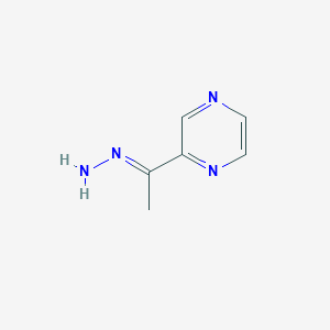 molecular formula C6H8N4 B2430176 2-乙酰肼基吡嗪 CAS No. 220276-54-0