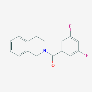molecular formula C16H13F2NO B243019 (3,5-difluorophenyl)(3,4-dihydroisoquinolin-2(1H)-yl)methanone 