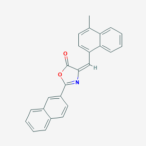 (4E)-4-[(4-methylnaphthalen-1-yl)methylidene]-2-(naphthalen-2-yl)-1,3-oxazol-5(4H)-one