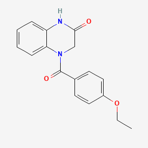 molecular formula C17H16N2O3 B2430213 4-(4-Ethoxybenzoyl)-1,3-dihydroquinoxalin-2-one CAS No. 867135-92-0