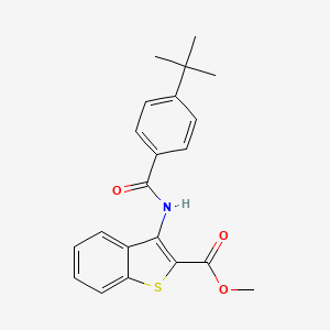 Methyl 3-(4-(tert-butyl)benzamido)benzo[b]thiophene-2-carboxylate