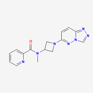 N-(1-([1,2,4]triazolo[4,3-b]pyridazin-6-yl)azetidin-3-yl)-N-methylpicolinamide