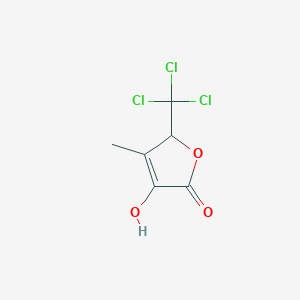 molecular formula C6H5Cl3O3 B2430299 Furan-2(5H)-one, 5-trichloromethyl-3-hydroxy-4-methyl- CAS No. 647825-02-3