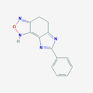 molecular formula C13H10N4O B243032 7-phenyl-4,5-dihydro-1H-imidazo[4,5-g][2,1,3]benzoxadiazole 