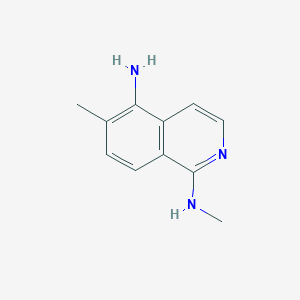 molecular formula C11H13N3 B2430335 N1,6-dimethylisoquinoline-1,5-diamine CAS No. 1187967-57-2