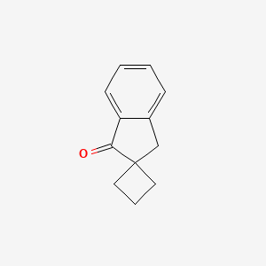 molecular formula C12H12O B2430346 Spiro[indan-2,1'-cyclobutane]-1-one CAS No. 495414-28-3