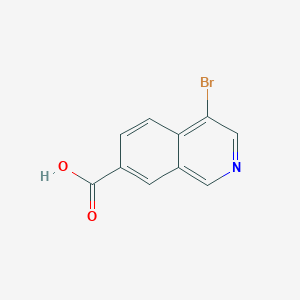 molecular formula C10H6BrNO2 B2430352 4-Bromoisoquinoline-7-carboxylic acid CAS No. 1958100-95-2