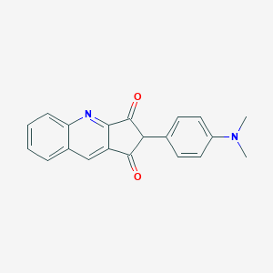 molecular formula C20H16N2O2 B243036 2-[4-(dimethylamino)phenyl]-3-hydroxy-1H-cyclopenta[b]quinolin-1-one 