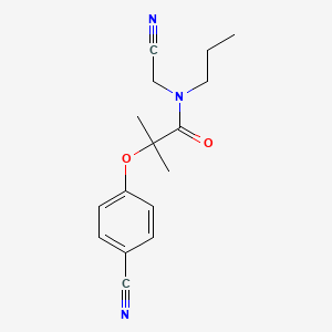 N-(Cyanomethyl)-2-(4-cyanophenoxy)-2-methyl-N-propylpropanamide