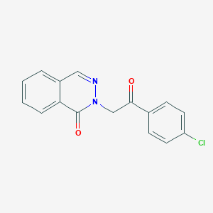 molecular formula C16H11ClN2O2 B243041 2-[2-(4-chlorophenyl)-2-oxoethyl]-1(2H)-phthalazinone 