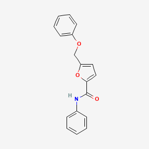 B2430424 5-(phenoxymethyl)-N-phenylfuran-2-carboxamide CAS No. 862386-89-8