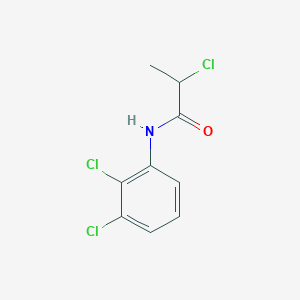 molecular formula C9H8Cl3NO B2430450 2-chloro-N-(2,3-dichlorophenyl)propanamide CAS No. 379254-95-2