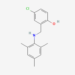 4-Chloro-2-[(mesitylamino)methyl]phenol