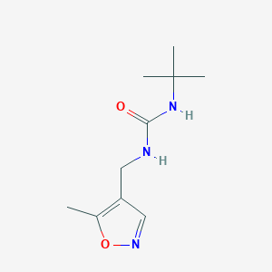 B2430501 1-(Tert-butyl)-3-((5-methylisoxazol-4-yl)methyl)urea CAS No. 2034262-36-5
