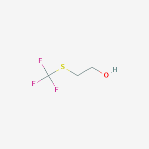 molecular formula C3H5F3OS B2430512 2-(Trifluoromethylsulfanyl)ethanol CAS No. 307337-29-7