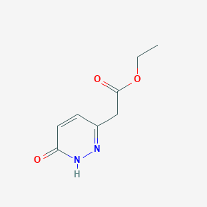 molecular formula C8H10N2O3 B2430523 2-(6-氧代-1,6-二氢嘧啶-3-基)乙酸乙酯 CAS No. 1674399-54-2