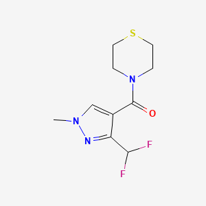 [3-(Difluoromethyl)-1-methylpyrazol-4-yl]-thiomorpholin-4-ylmethanone