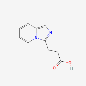 molecular formula C10H10N2O2 B2430567 3-(咪唑并[1,5-a]吡啶-3-基)丙酸 CAS No. 384815-08-1