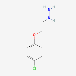 molecular formula C8H11ClN2O B2430593 2-(4-Chlorophenoxy)ethylhydrazine CAS No. 69782-24-7; 92307-08-9