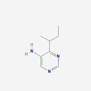 molecular formula C8H13N3 B2430654 4-(Sec-butyl)pyrimidin-5-amine CAS No. 1820649-41-9
