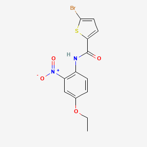 5-bromo-N-(4-ethoxy-2-nitrophenyl)thiophene-2-carboxamide