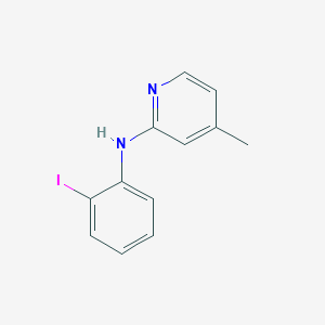 molecular formula C12H11IN2 B2430732 N-(2-Iodophenyl)-4-methylpyridin-2-amine CAS No. 1260654-57-6