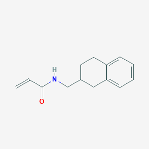 molecular formula C14H17NO B2430740 N-(1,2,3,4-Tetrahydronaphthalen-2-ylmethyl)prop-2-enamide CAS No. 2305491-61-4