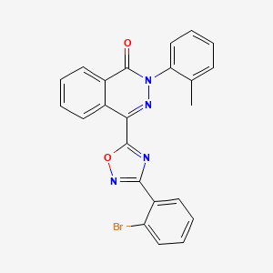 4-[3-(2-bromophenyl)-1,2,4-oxadiazol-5-yl]-2-(2-methylphenyl)phthalazin-1(2H)-one