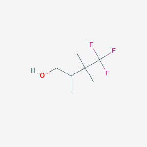 molecular formula C7H13F3O B2430778 4,4,4-Trifluoro-2,3,3-trimethylbutan-1-ol CAS No. 2248348-69-6