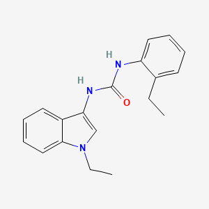 molecular formula C19H21N3O B2430787 1-(1-乙基-1H-吲哚-3-基)-3-(2-乙基苯基)脲 CAS No. 899753-82-3