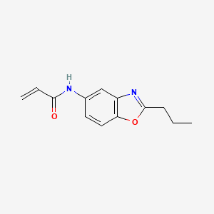 N-(2-propyl-1,3-benzoxazol-5-yl)prop-2-enamide