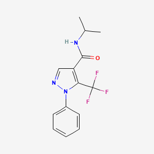 N-isopropyl-1-phenyl-5-(trifluoromethyl)-1H-pyrazole-4-carboxamide