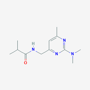 N-((2-(dimethylamino)-6-methylpyrimidin-4-yl)methyl)isobutyramide