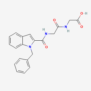 N-[(1-benzyl-1H-indol-2-yl)carbonyl]glycylglycine