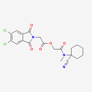 [2-[(1-Cyanocyclohexyl)-methylamino]-2-oxoethyl] 2-(5,6-dichloro-1,3-dioxoisoindol-2-yl)acetate