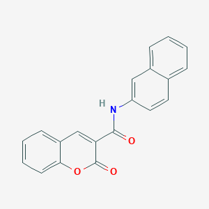 molecular formula C20H13NO3 B2430875 N-(naphthalen-2-yl)-2-oxo-2H-chromene-3-carboxamide CAS No. 1847-06-9