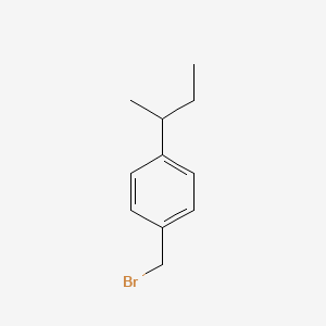 molecular formula C11H15Br B2430895 1-(Bromométhyl)-4-butan-2-ylbenzène CAS No. 91345-53-8