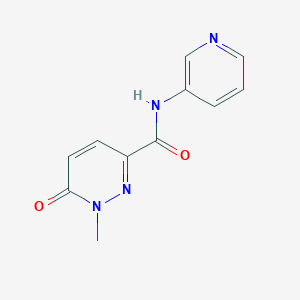 1-methyl-6-oxo-N-(pyridin-3-yl)-1,6-dihydropyridazine-3-carboxamide