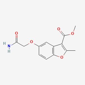 Methyl 5-(carbamoylmethoxy)-2-methyl-1-benzofuran-3-carboxylate