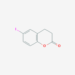 molecular formula C9H7IO2 B2430929 6-碘代铬满-2-酮 CAS No. 128651-99-0