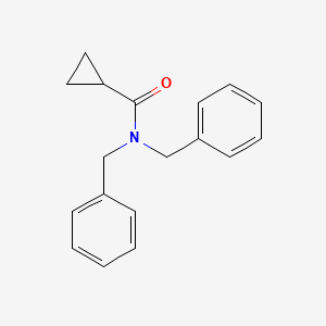molecular formula C18H19NO B2430936 N,N-dibenzylcyclopropanecarboxamide CAS No. 550313-96-7